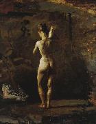 Thomas Eakins Study for William Rush Carving His Allegorical Figure of the Schuylkill River Germany oil painting artist